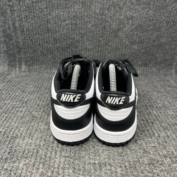 Nike Dunk Low Retro Panda White Black Shoes Womens 7 (5.5Y) CW1590-100 - Picture 4 of 8